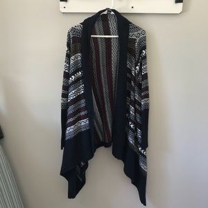 Boutique Fall Patterned Cardigan